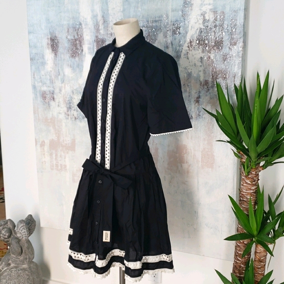 Kate spade lace inset shirt dress - Picture 4 of 9